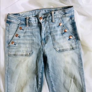 American Eagle Boho Artist jeans size 8